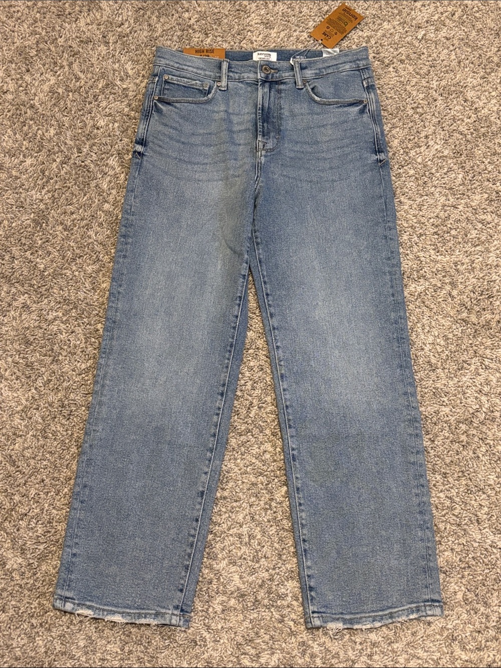 NWT Kensie The Ella High Rise Straight-Leg Jeans 29